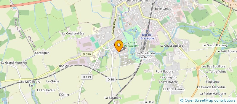 localisation de l'entreprise MONSIEUR CHRISTOPHE LEMARIE  DOL DE BRETAGNE