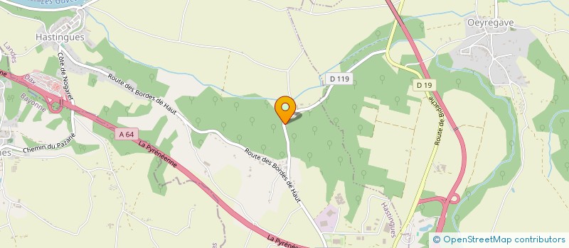 localisation de l'entreprise MONSIEUR CHRISTOPHE LEMEE  HASTINGUES