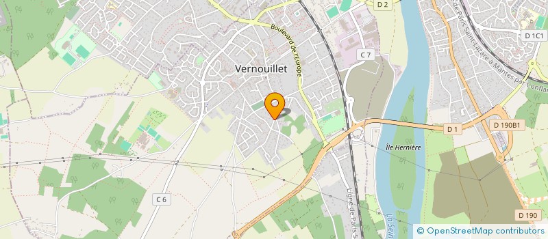localisation de l'entreprise MONSIEUR CHRISTOPHE LEMOIGNE à VERNOUILLET