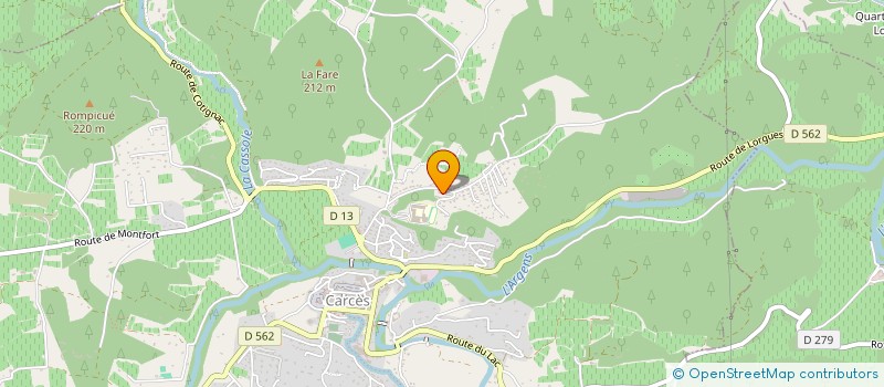 localisation de l'entreprise MONSIEUR CHRISTOPHE LEMOINE  CARCES