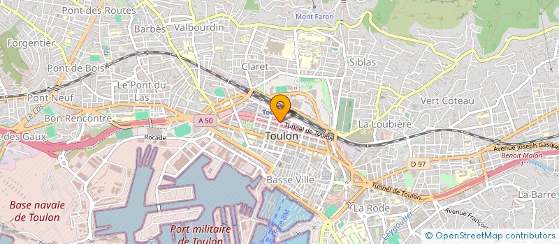 localisation de l'entreprise MONSIEUR CHRISTOPHE LEMOINE  TOULON