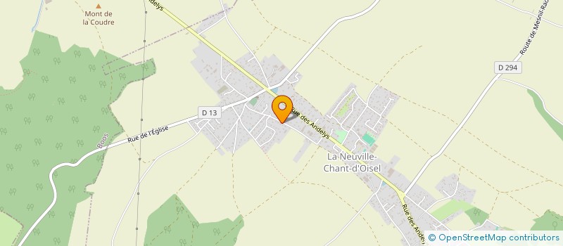 localisation de l'entreprise MONSIEUR CHRISTOPHE LEMOINE  LA NEUVILLE-CHANT-D'OISEL