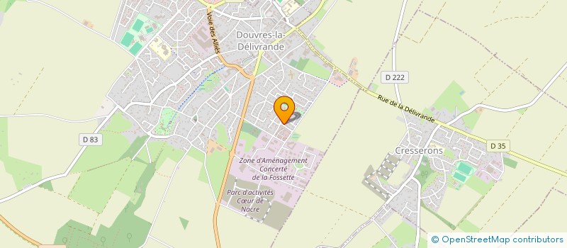 localisation de l'entreprise MONSIEUR CHRISTOPHE LEMULLOIS  DOUVRES-LA-DELIVRANDE