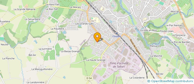 localisation de l'entreprise MONSIEUR CHRISTOPHE LENA  CLISSON