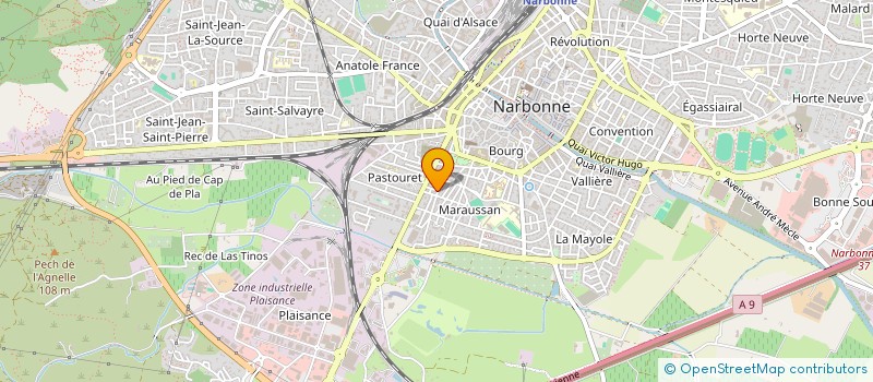 localisation de l'entreprise MONSIEUR CHRISTOPHE LENFANT  NARBONNE