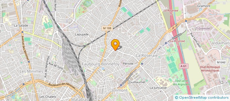 localisation de l'entreprise MONSIEUR CHRISTOPHE LENTILLON à TOULOUSE