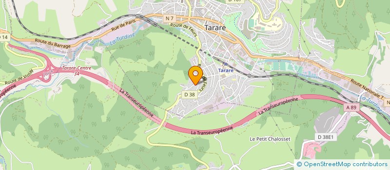 localisation de l'entreprise MONSIEUR CHRISTOPHE LEON  TARARE