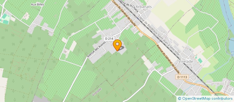 localisation de l'entreprise MONSIEUR CHRISTOPHE LEON  ARBANATS