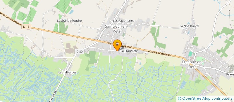 localisation de l'entreprise MONSIEUR CHRISTOPHE LEON  VILLENEUVE-EN-RETZ