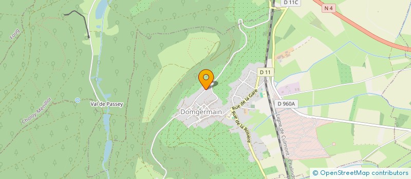 localisation de l'entreprise MONSIEUR CHRISTOPHE LEONHARD  DOMGERMAIN