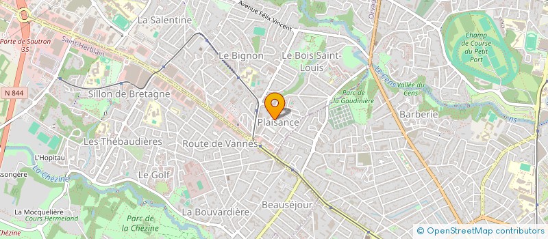 localisation de l'entreprise MONSIEUR CHRISTOPHE LEPAGE à ORVAULT