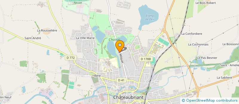 localisation de l'entreprise MONSIEUR CHRISTOPHE LEPAROUX  CHATEAUBRIANT