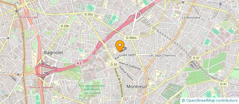 localisation de l'entreprise MONSIEUR CHRISTOPHE LEPETIT à MONTREUIL