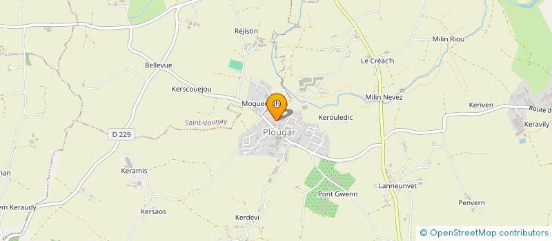 localisation de l'entreprise MONSIEUR CHRISTOPHE LEPETIT  PLOUGAR