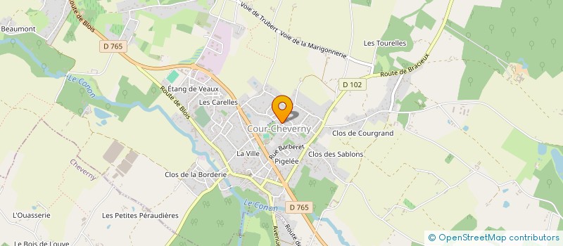 localisation de l'entreprise MONSIEUR CHRISTOPHE LEPORT à COUR-CHEVERNY