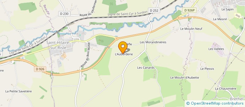 localisation de l'entreprise MONSIEUR CHRISTOPHE LEPREUX à LA CHAPELLE-VIEL