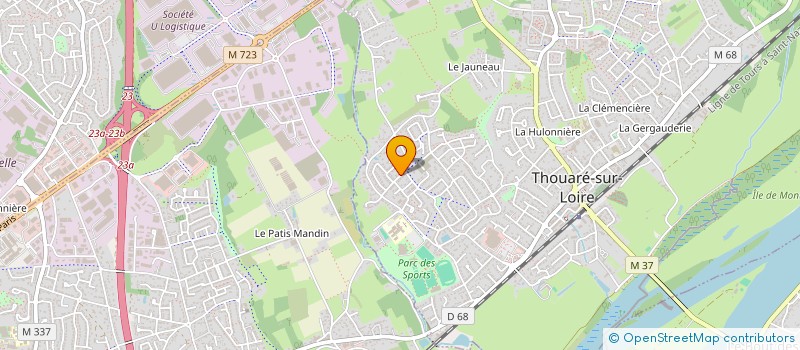 localisation de l'entreprise MONSIEUR CHRISTOPHE LEPRON  THOUARE-SUR-LOIRE