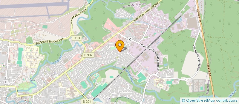 localisation de l'entreprise MONSIEUR CHRISTOPHE LERAULT  MONT-DE-MARSAN