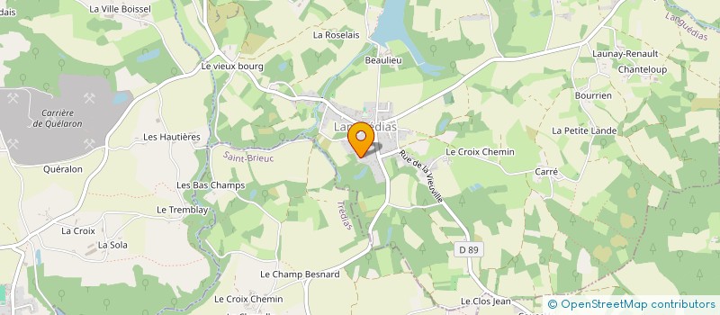 localisation de l'entreprise MONSIEUR CHRISTOPHE LERAY  LANGUEDIAS