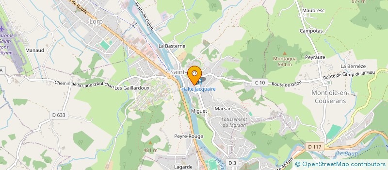 localisation de l'entreprise MONSIEUR CHRISTOPHE LERICHE à GAJAN