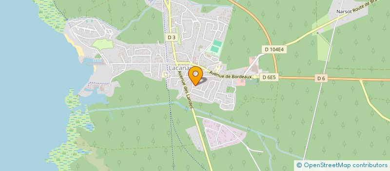 localisation de l'entreprise MONSIEUR CHRISTOPHE LERMITE  LACANAU