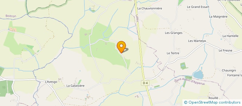 localisation de l'entreprise MONSIEUR CHRISTOPHE LEROY à SAINT-AUBIN-D APPENAI