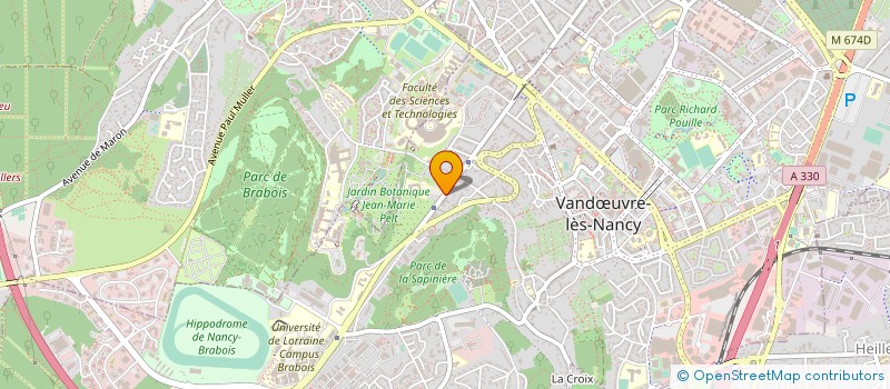 localisation de l'entreprise MONSIEUR CHRISTOPHE LEROY  VANDUVRE-LES-NANCY