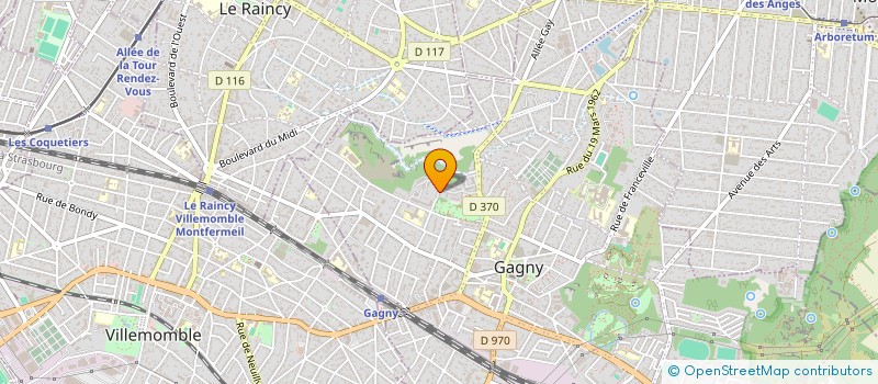 localisation de l'entreprise MONSIEUR CHRISTOPHE LEROY  GAGNY