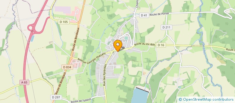 localisation de l'entreprise MONSIEUR CHRISTOPHE LEROY  GARLIN