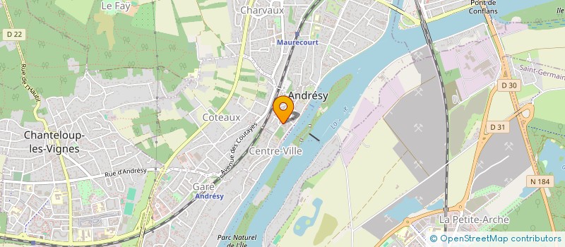 localisation de l'entreprise MONSIEUR CHRISTOPHE LEROY à ANDRESY