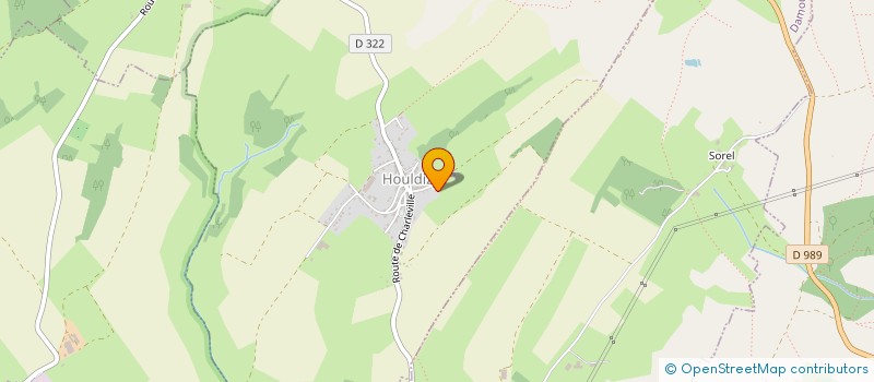 localisation de l'entreprise MONSIEUR CHRISTOPHE LEROY  HOULDIZY