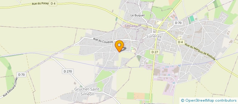 localisation de l'entreprise MONSIEUR CHRISTOPHE LESAUVAGE  GRUCHET-SAINT-SIMEON