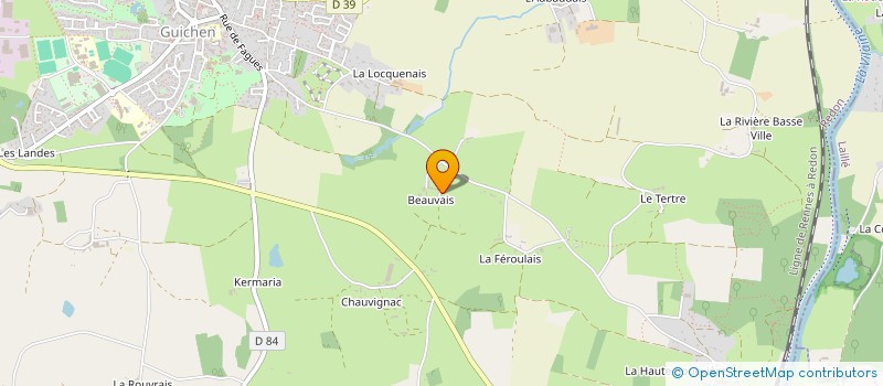 localisation de l'entreprise MONSIEUR CHRISTOPHE LESCAUT  GUICHEN