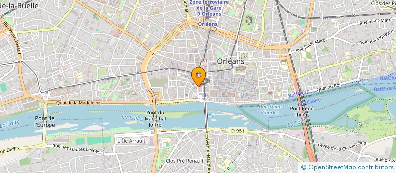 localisation de l'entreprise MONSIEUR CHRISTOPHE LESCURE  ORLEANS