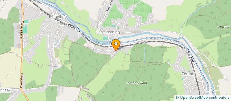 localisation de l'entreprise MONSIEUR CHRISTOPHE LESER  SARREINSMING