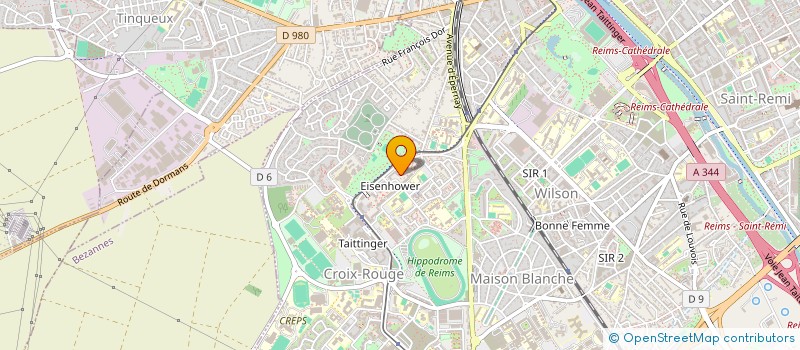 localisation de l'entreprise MONSIEUR CHRISTOPHE LESIEUR  REIMS