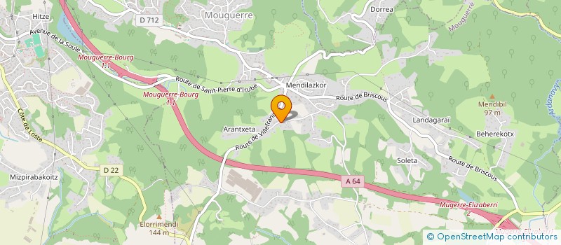 localisation de l'entreprise MONSIEUR CHRISTOPHE LESPADE  MOUGUERRE