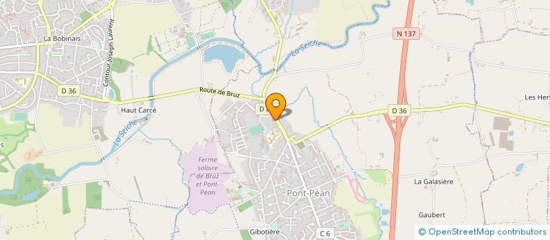 localisation de l'entreprise MONSIEUR CHRISTOPHE LESQUIVIT  PONT-PEAN