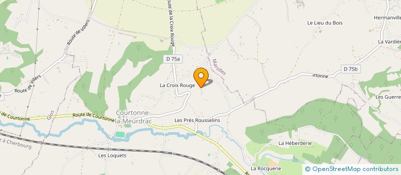 localisation de l'entreprise MONSIEUR CHRISTOPHE LETELLIER  COURTONNE-LA-MEURDRAC