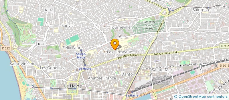 localisation de l'entreprise MONSIEUR CHRISTOPHE LETENDRE  LE HAVRE