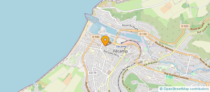 localisation de l'entreprise MONSIEUR CHRISTOPHE LEVASSEUR-LEPAGE  FECAMP