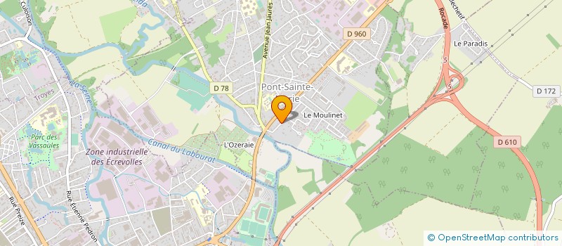 localisation de l'entreprise MONSIEUR CHRISTOPHE LEVIELLE  PONT-SAINTE-MARIE