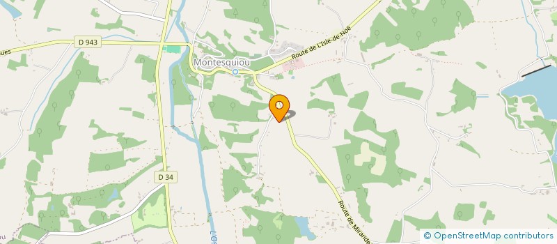 localisation de l'entreprise MONSIEUR CHRISTOPHE LIBAROS  MONTESQUIOU