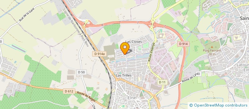 localisation de l'entreprise MONSIEUR CHRISTOPHE LIBOUREAU  ELNE