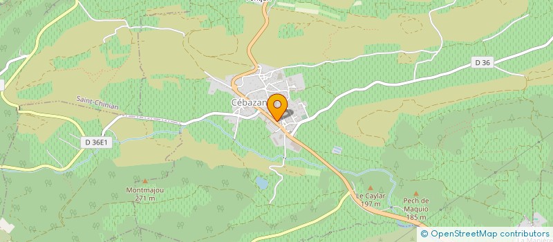 localisation de l'entreprise MONSIEUR CHRISTOPHE LICHAU  CEBAZAN