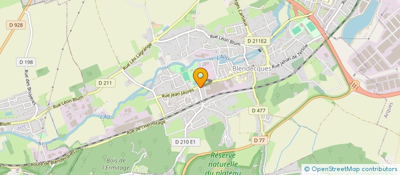 localisation de l'entreprise MONSIEUR CHRISTOPHE LIEBIG à BLENDECQUES