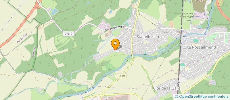 localisation de l'entreprise MONSIEUR CHRISTOPHE LIEBISCH  STAFFELFELDEN