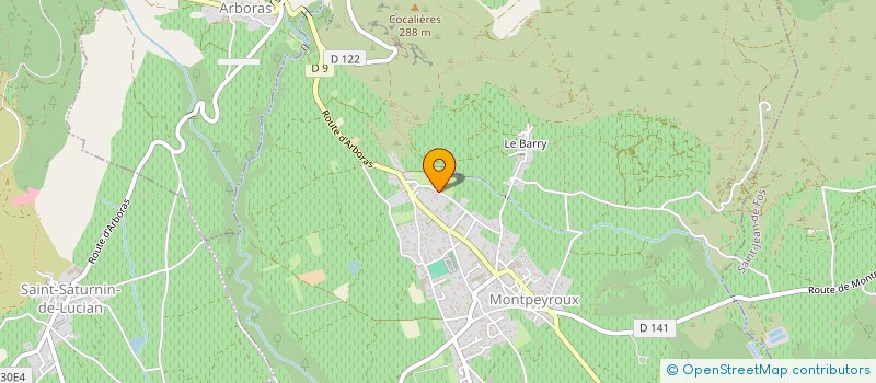 localisation de l'entreprise MONSIEUR CHRISTOPHE LIEUZE à MONTPEYROUX