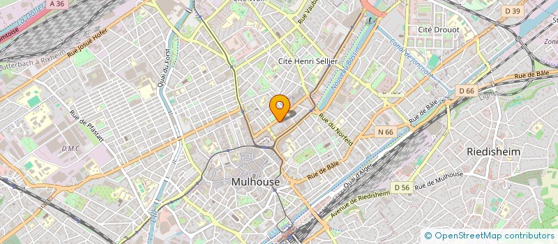 localisation de l'entreprise MONSIEUR CHRISTOPHE LIEVREMONT  MULHOUSE