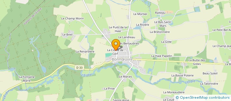 localisation de l'entreprise MONSIEUR CHRISTOPHE LIGER  VALLONS-DE-L'ERDRE